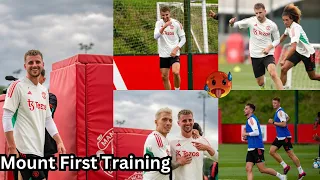 Yes 🥵 Mason Mount First Training Session As A Manchester United Player.