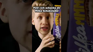 ASMR - POV: Ich schenke dir Milka Schokolade! #shorts #asmr #roleplay #deutscheasmr