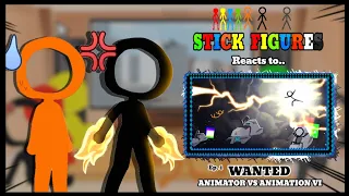 Stick Figures react to.. Wanted-AvA-Ep.1| Alan Becker|OG?| read desc 4 the credits!