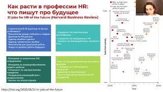 Вебинар "Как расти в профессии HR в 2021 году"