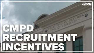 CMPD offers new incentives to recruit officers amid shortage