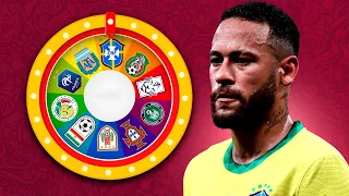 COPA do MUNDO 2022 mas a ROLETA decide a SELEÇÃO que vou JOGAR