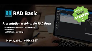 Presentation webinar for RAD Basic