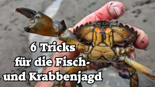 6 Wege auf einer einsamen Insel Fische zu fangen Fisch und Krebs Falle