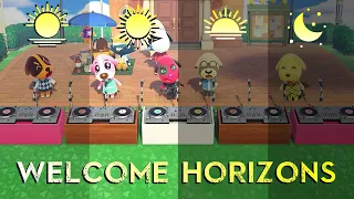 Dog Villagers Singing Welcome Horizons in Animal Crossing: New Horizons