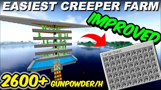 Minecraft Creeper Farm | 2600 Gunpowder/h 1.19.4 (IMPROVED)