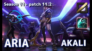 【韓国サーバー/GM】DFM Aria アカリ(Akali) VS ヴィエゴ(Viego) MID - Patch11.2 KR Ranked【LoL】