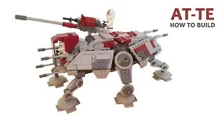 LEGO Star Wars AT-TE Walker MOC | Building Instructions