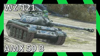 AMX 50 B, WZ-121 | Реплеи | WoT Blitz | Tanks Blitz