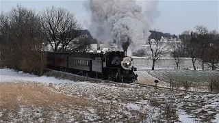 Norfolk & Western 475: Snow and Steam on the Strasburg Rail Road-January 30, 2022