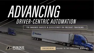 WEBINAR: "Advancing Driver-Centric Automation to Enhance Safety and Efficiency in Freight Trucking"
