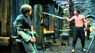 GoT 2x05: "Sideface?....Sideways" Arya & Gendry Scene