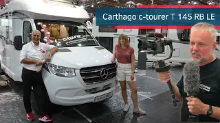 SO habt ihr uns noch NIE gesehen! Carthago c-tourer T 145 RB LE Mercedes Benz mit GERMAN TELEVISION