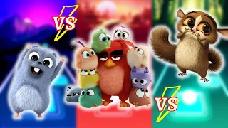 Grizzy and les Lemmings vs The Hatchlings vs Mort  - Tiles Hop