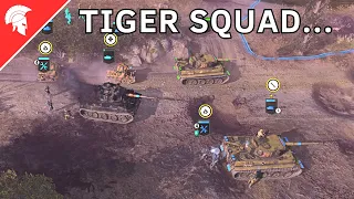 Company of Heroes 3 - TIGER SQUAD... - Afrikakorps Gameplay - 4vs4 Multiplayer  - No Commentary