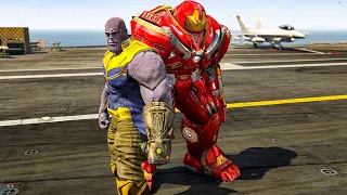 Thanos vs Hulkbuster - GTA 5 Thanos mod - CocoBibu