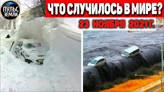 Катаклизмы за день 23 НОЯБРЯ 2021! Пульс Земли! в мире событие дня #flooding​ #ураган​ #наводнение