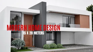 Contemporary Haven || A Two-Storey Modern House