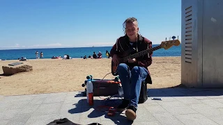 Portugal the Man - Still Feel it - DR FUNK Slap Bass (Busking Sessions :: Barcelona)