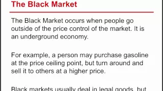 Economics-The Black Market