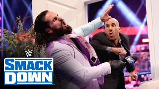 Seth Rollins and Cesaro destroy the “Ding Dong, Hello!” set: SmackDown, June 11, 2021