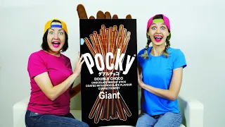 Mukbang Giant Pocky Candy Challenge 음식 챌린지 by Pico Pocky