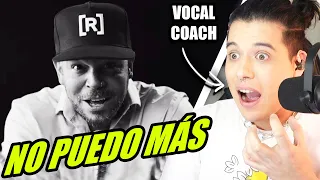 NO PUEDO MÁS RESIDENTE - Bajo y Batería | Análisis & Reaccion Vocal Coach | Ema Arias