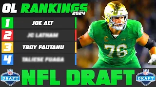 Best Offensive Lineman in The 2024 NFL Draft | NFL Draft OL Rankings