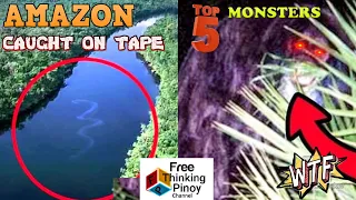 HALIMAW NAKITA SA AMAZON FOREST | 5 Monster Sightings in Amazon Caught on Video