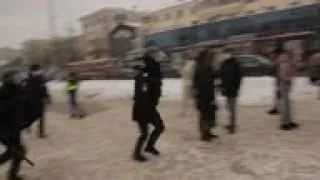 Protesters take to streets in Urals city