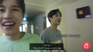 jaehyun, winwin, chenle and jisung getting locked out of their rooms