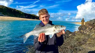 LURE fishing for bass in strong tide