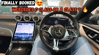 Finally Booked My First Luxury Car ? | Mercedes C-Class OR A-Class…