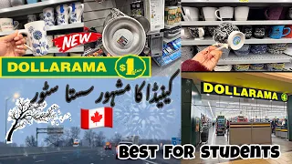 DOLLARAMA Full Tour 2024🇨🇦 | Cheapest Store in Canada For Student | Whats New Inside