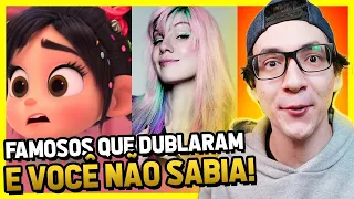 FAMOSOS QUE JÁ DUBLARAM E VOCÊ NÃO SABIA!