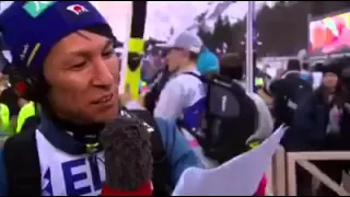 Noriaki Kasai sings Planica Planica !!