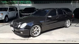 โคตรหรูสุดปี 2004 แต่ทรงโคตรวัยรุ่น benz w211 e240 2.6 หายากมากมีแอร์ที่เสา (ขายแล้ว)