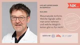 Rheumatoide Arthritis: Welche Signale sollte man ernst nehmen und welche Möglichkeiten gibt es?