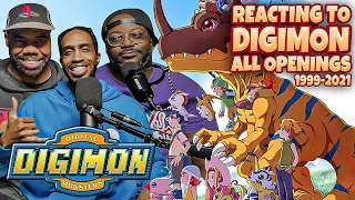 "Reacting to All Digimon Openings (1999-2021): Nostalgia Unleashed!"