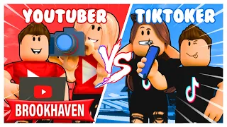 MADRE YOUTUBER VS MADRE TIKTOKER en BROOKHAVEN - Roblox YoSoyLoki