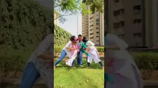 Rang Barse Dance Video | Holi 2022 special | Laveena Ashish Shreshta #shorts