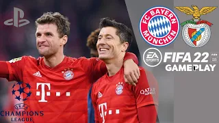 UEFA Champions League | Bayern Munich vs Benfica | FIFA 22 | Prediction Match