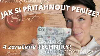 Jak přitáhnout peníze | 4 zaručené TECHNIKY na přitáhnutí peněz | ZÁKON PŘITAŽLIVOSTI