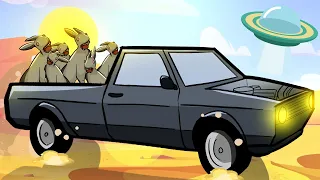 I FILLED My Car Up with Zombie Rabbits to Attract UFOs in The Long Drive!