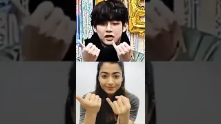 Taehyung & Rashmika finger tutting #rashmikamandanna #taehyung #bts