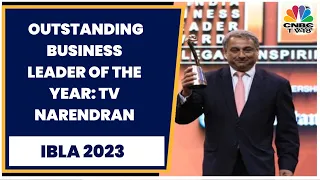 Tata Steel's MD & CEO TV Narendran Wins Outstanding Business Leader of The Year