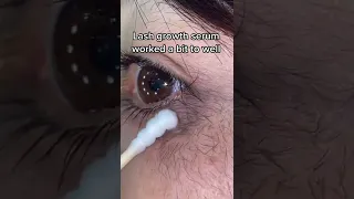 Lash growth serum VIdeo by lisagobeauty #Shorts