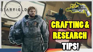 ULTIMATE Starfield Crafting Tips Guide: Researching, Weapons, Skills & More!