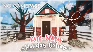 No Gamepass One Story Holiday Cottage I Speedbuild and Tour - iTapixca Builds