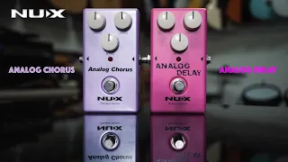 NUX Reissue Series Chorus & Delay Pedal Test By Jimmy Lin (No Talking)